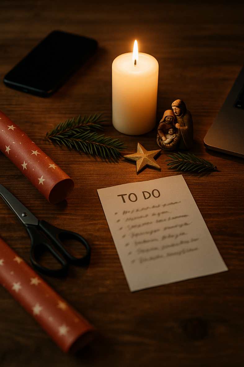 🎁 TÜRCHEN 4 – Petra Keller: 🕯️ Ein kleines Licht im Weihnachtschaos 🕯️