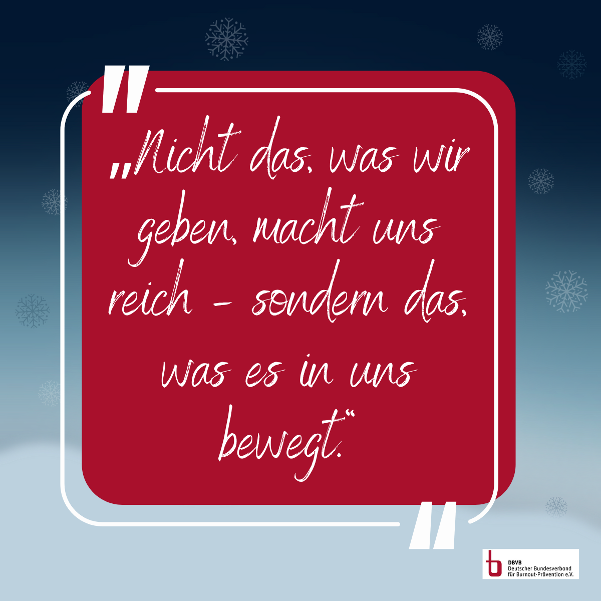 🎁 TÜRCHEN 6 – „Geben bewegt“