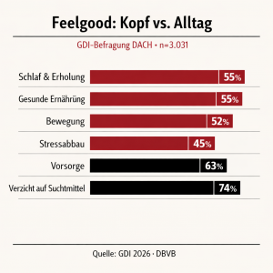 Feelgood: Kopf vs. Alltag