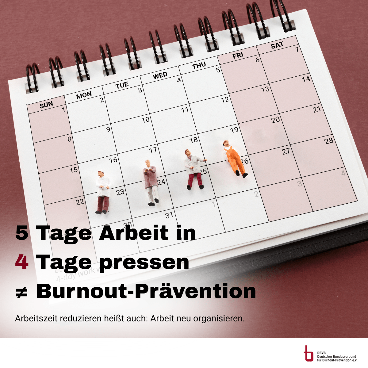 Vier Tage arbeiten – und trotzdem Burnout?